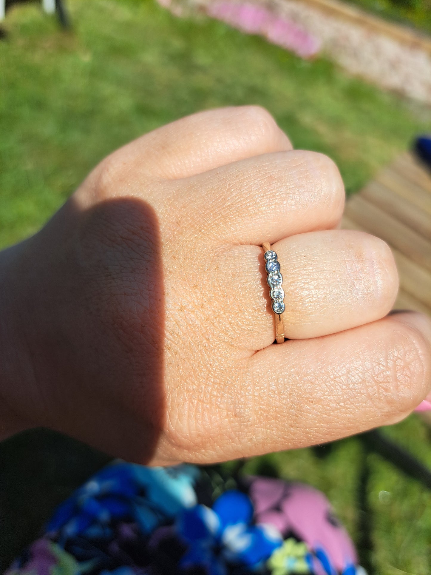 Old Cut Diamond Bezel Ring